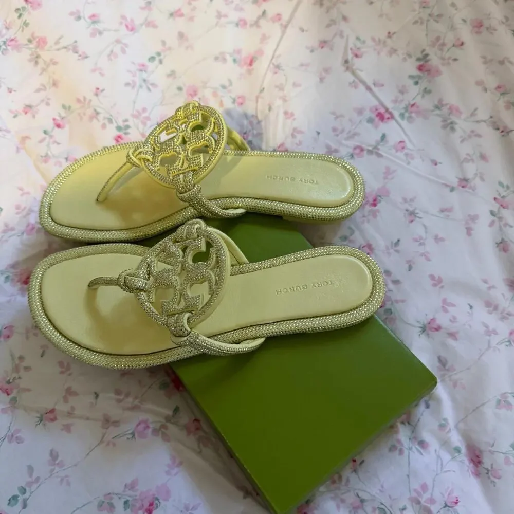 Tory Burch MILLER PAVÉ KNOTTED SANDAL